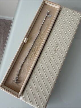 Silver cubic zirconia Tennis Bracelet
